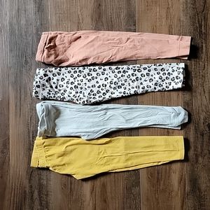 4 pairs h&m leggings